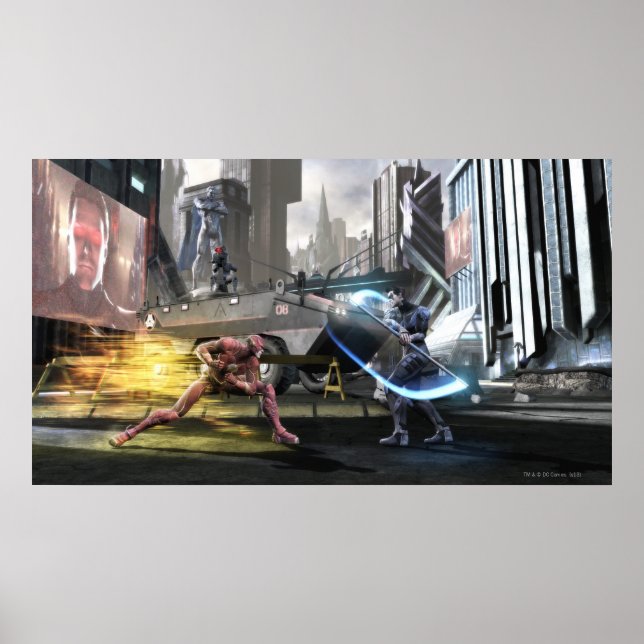Poster Capture d'écran : Flash vs Nightwing (Devant)