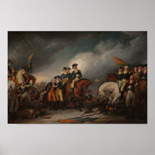 Poster Capture des Hessiens à Trenton - John Trumbull (Devant)