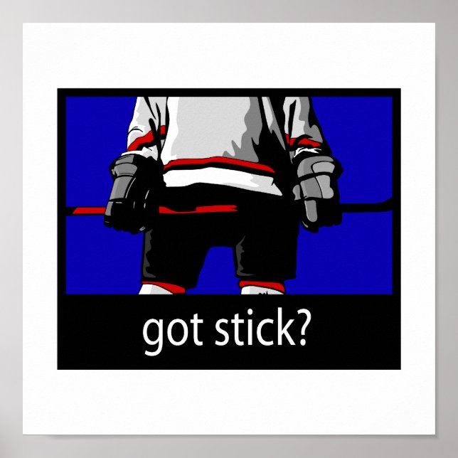 Poster Capture - Joueur de hockey sur glace (Devant)