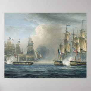 Poster Capture of the Pomone by HMS Arethusa off Cuba in