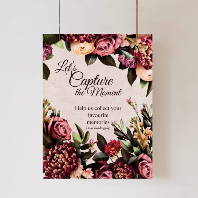 Poster Capturer le signe Mariage du moment (Créateur téléchargé)