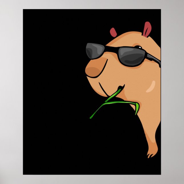 Poster Capybara Lover Women Capybara Gift Men Capybara (Devant)