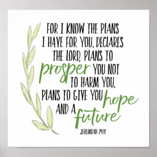 Poster Car je connais les plans que j'ai pour vous Imprim