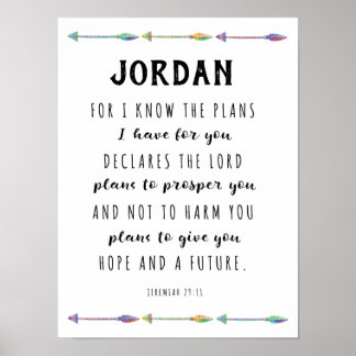 Poster Car je connais les plans que j'ai pour vous Person