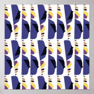 Poster Car Night Shades Pixelat by Masanser
