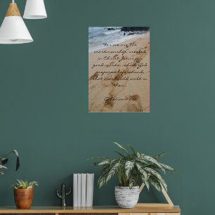Poster Car nous sommes son ouvrage, -