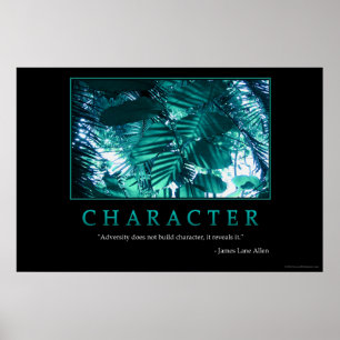 Poster Caractère