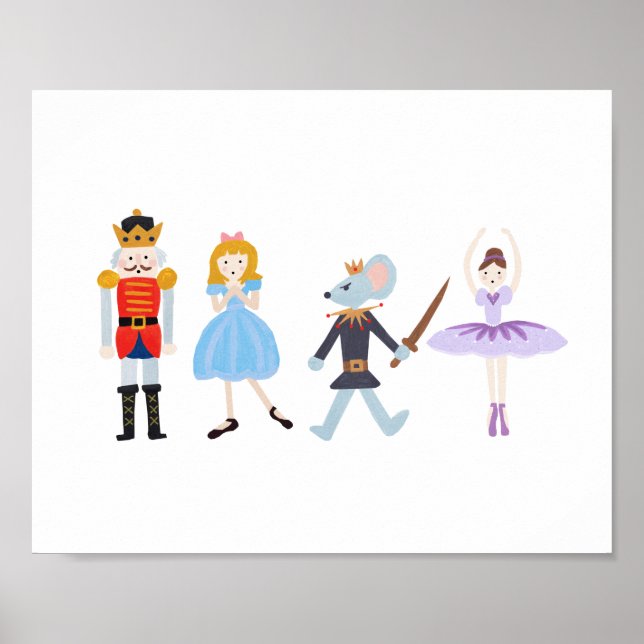 Poster Caractères Nutcracker (Devant)