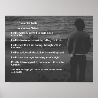 Poster Caractères par Virginia Plotner