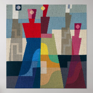 Poster Caractères   Sophie Taeuber-Arp  