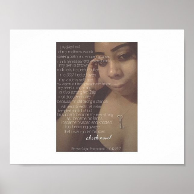 Poster Caramel Poem Interlude par Ahsek Novel (Devant)