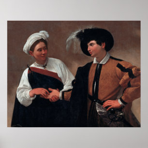 Poster Caravaggio - Bonne chance