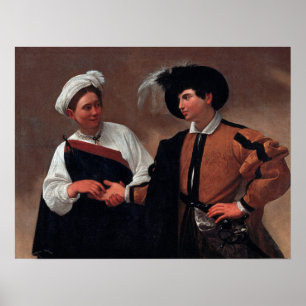 Poster Caravaggio - Bonne chance