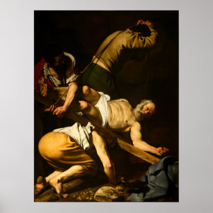 Poster Caravaggio - Crucifixion De Saint Pierre 1601