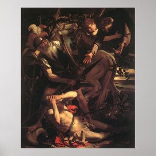Poster Caravaggio La Conversion De Saint Paul