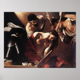 Poster Caravaggio La Crowne Avec Épines