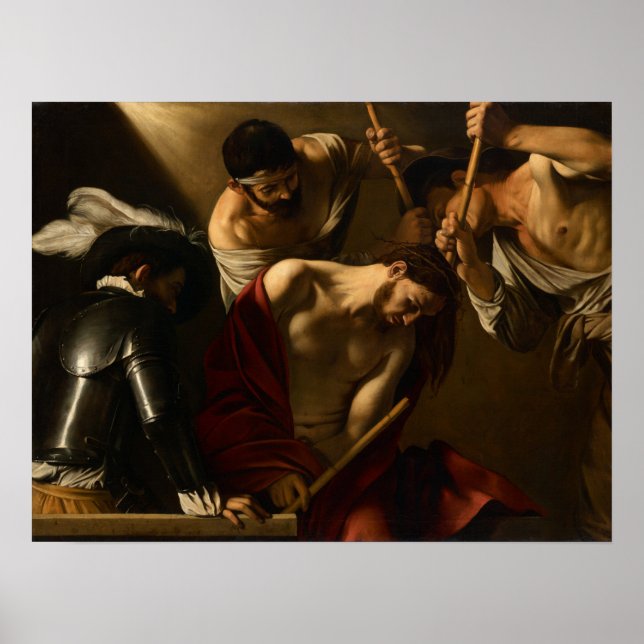 Poster Caravaggio - Le Couronnement d'Épines (Devant)