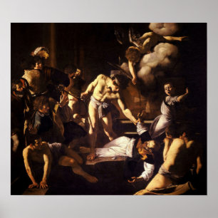 Poster Caravaggio - Le Martyre De Saint Matthieu 1600