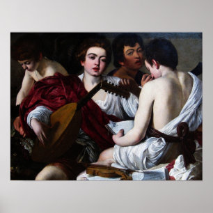 Poster Caravaggio - Le Musicien