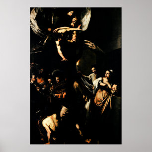 Poster Caravaggio : Les sept oeuvres de la miséricorde