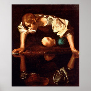 Poster CARAVAGGIO - Narcisse 1598