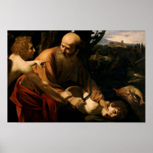 Poster Caravaggio - Sacrifice d'Isaac