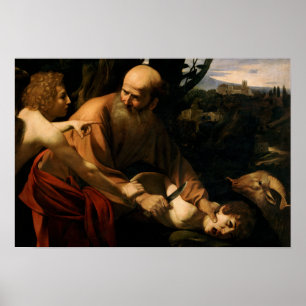 Poster Caravaggio - Sacrifice d'Isaac