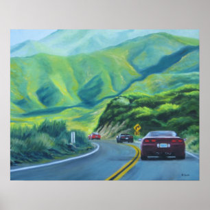 Poster Caravane de Corvette