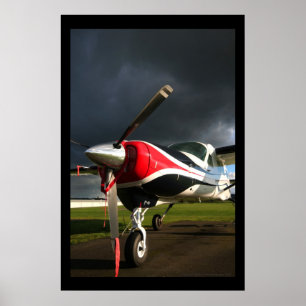 Poster Caravane grande de Cessna 208, nez