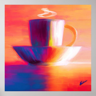 Poster Carburant du matin