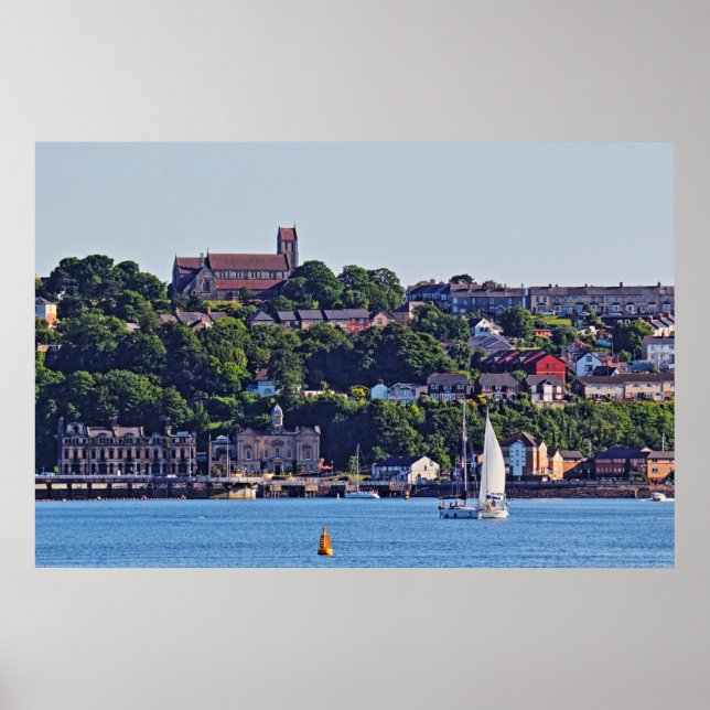 Poster Cardiff Bay, Cardiff, Pays de Galles. (Devant)