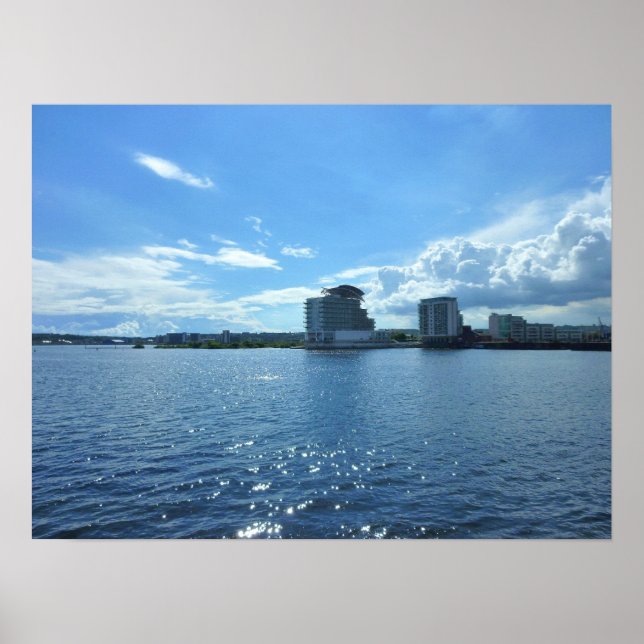 Poster Cardiff Bay, Cardiff, Pays de Galles (Devant)