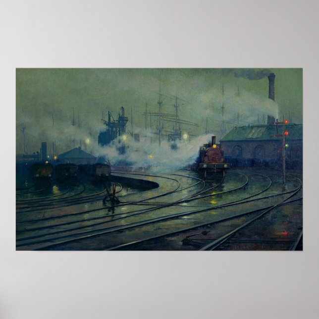 Poster Cardiff Docks, 1896 (Devant)
