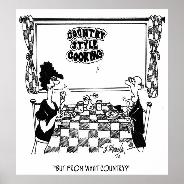Poster Caricature de cuisine 4527 : (Devant)