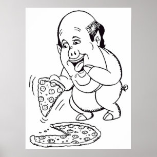 Poster Caricature de Kevin malone