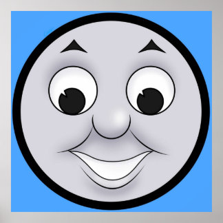 Poster Caricature de Thomas happy face ver