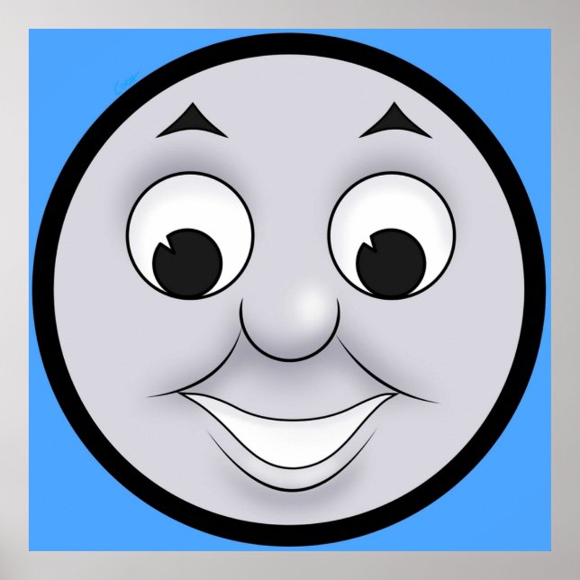 Poster Caricature de Thomas happy face ver (Devant)
