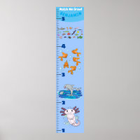 Caricature des créatures marines de poissons migno