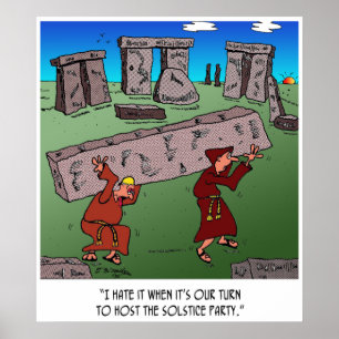 Poster Caricature solstice 9494