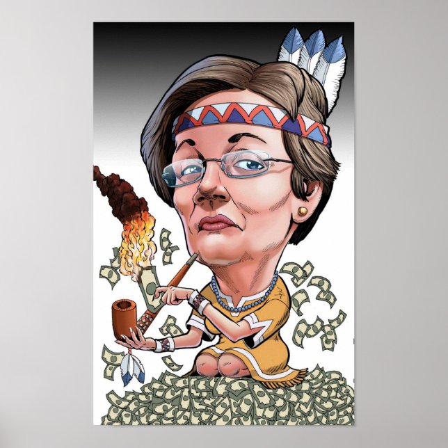 Poster Caricature Warren (Devant)