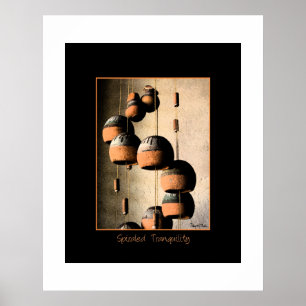 Poster Carillons en terre cuite de style sud-ouest nature