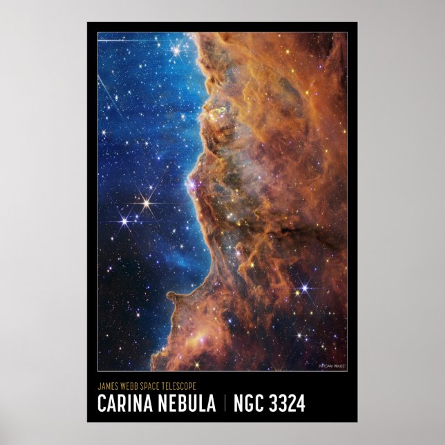 Poster Carina Nebula (Devant)
