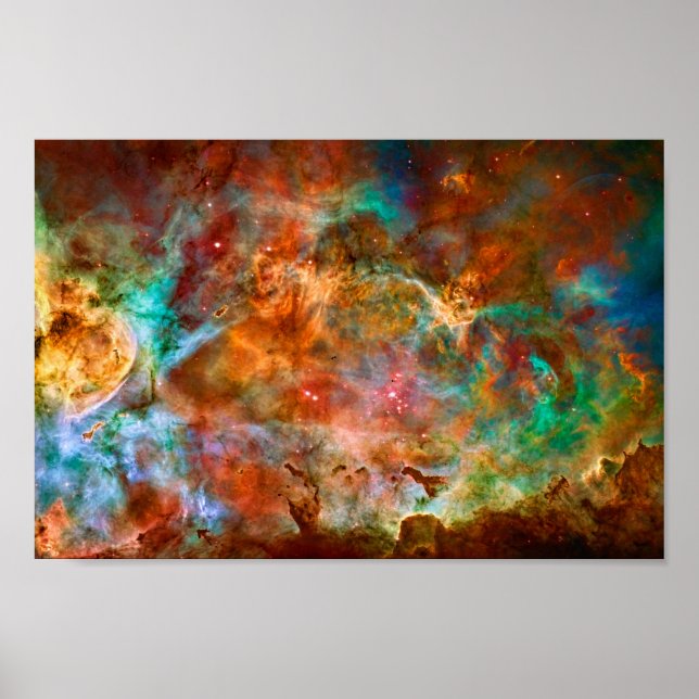 Poster Carina Nebula à Argo beauté Navis dans l'espace (Devant)