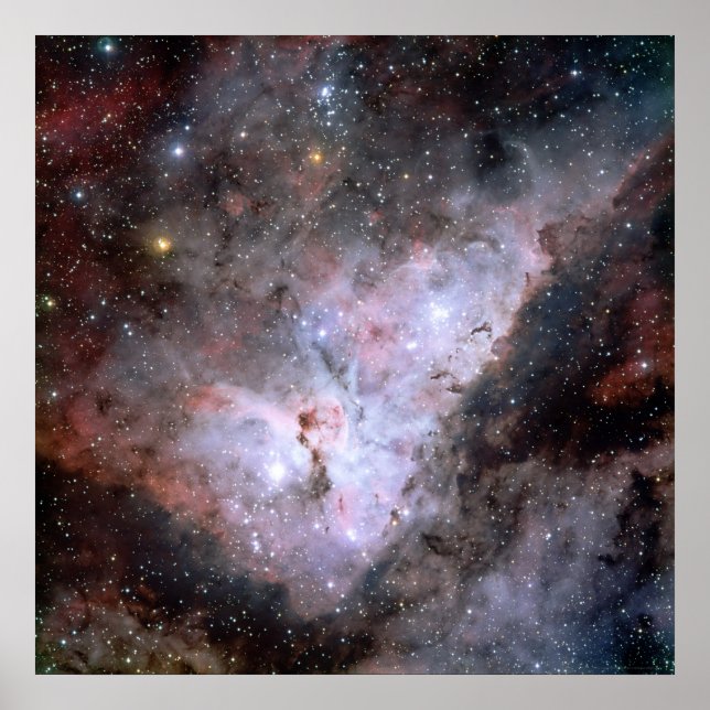 Poster Carina Nebula Composite 40x40 (28x28) (Devant)