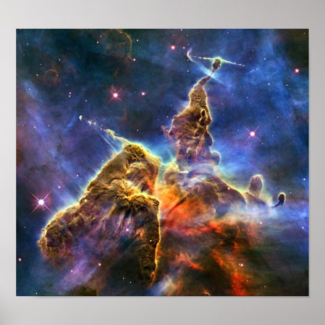 Poster Carina Nebula (télescope Hubble) (Devant)