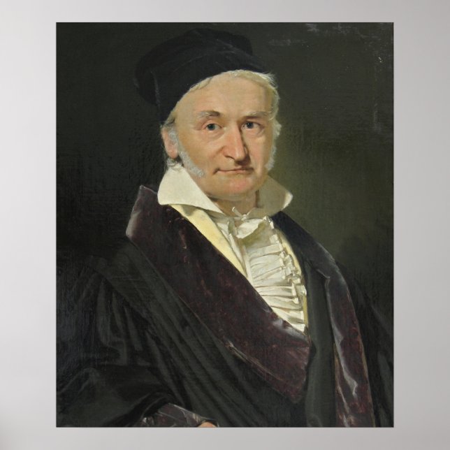Poster Carl F Gauss (Devant)