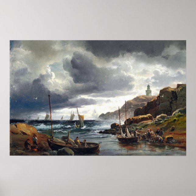 Poster Carl Frederik Sørensen Rassembler la tempête (Devant)