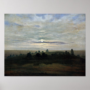 Poster Carl Gustav Carus Stone Age Mound