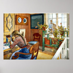 Poster Carl Larsson - Correspondance