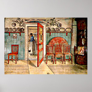 Poster Carl Larsson peinture : Ancienne Anna